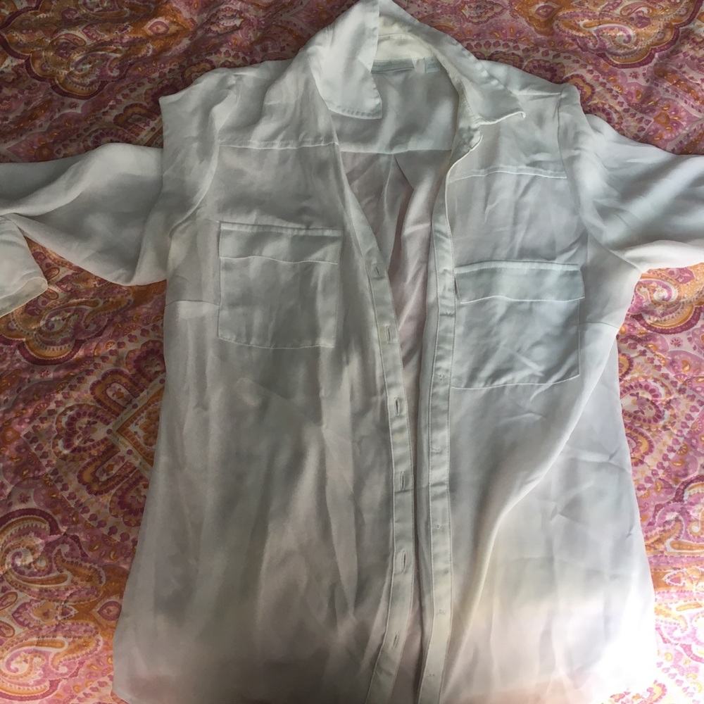 White button down shirt in perfect condition
